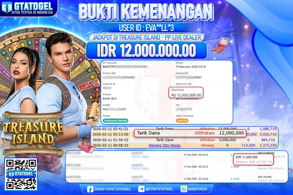 BUKTI KEMENANGAN GTATOGEL NEW ( TGL 11 - 02 - 2026 ) V1